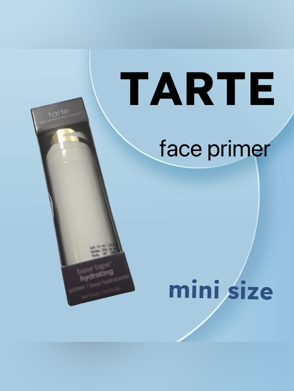 🇺🇸🆕📦NIB TARTE | MINI | base tape hydrating & smoothing serum face primer
